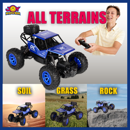 RC Rock Crawler Off-Road Car - High-Speed Remote-Control Vehicle 🏎️⚡ Blue Edition