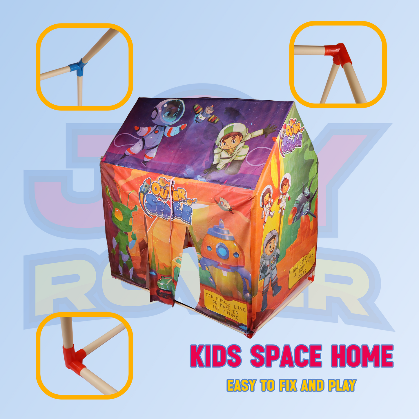 Outer Space Kids Play Tent - Indoor & Outdoor Playhouse for Boys and Girls 🚀✨ Adventure Tent