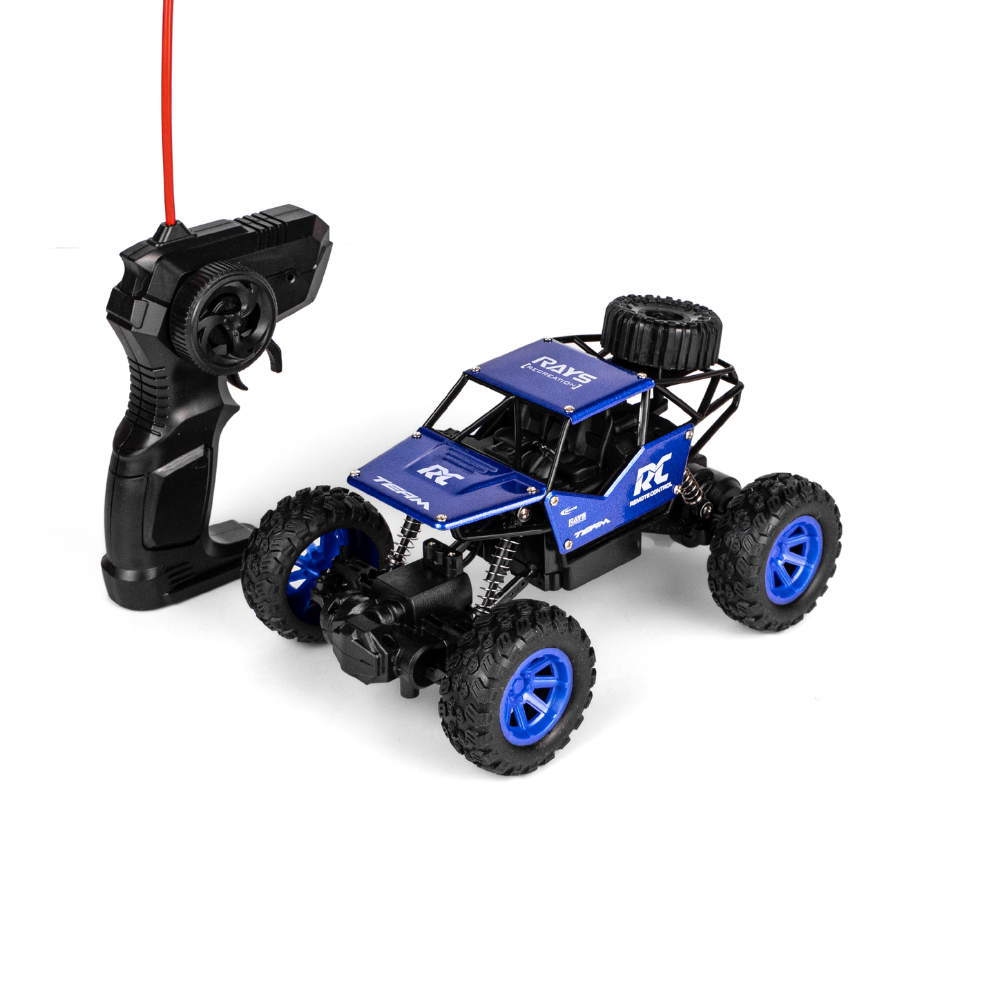 RC Rock Crawler Off-Road Car - High-Speed Remote-Control Vehicle 🏎️⚡ Blue Edition