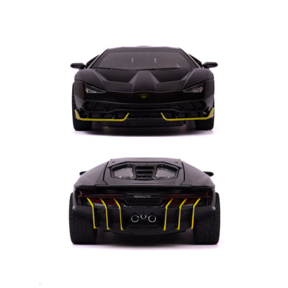 Lamborghini Centenario LP770-4 Die-Cast Car - 1:32 Scale 🏎️⚡ Black with Yellow Accents