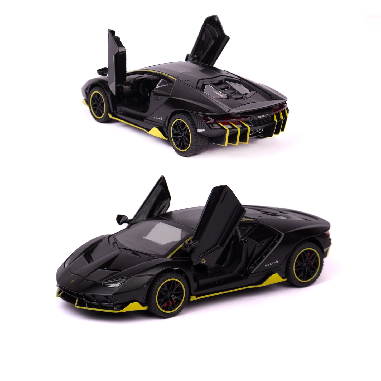 Lamborghini Centenario LP770-4 Die-Cast Car - 1:32 Scale 🏎️⚡ Black with Yellow Accents